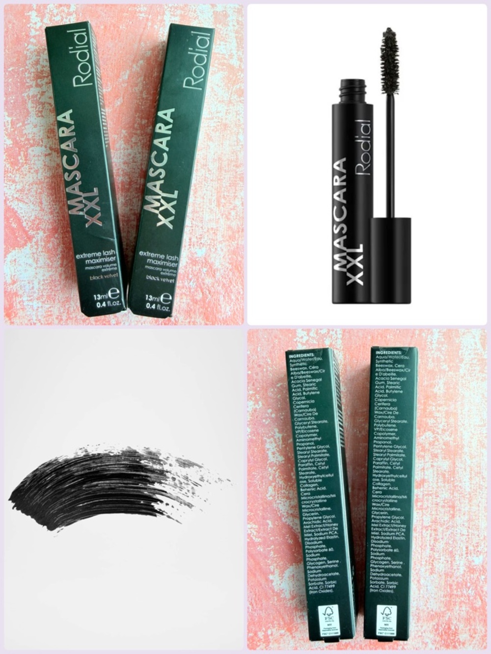 Rodial Black Mascara Bundle Extreme Lash Maximiser XXL New NWT BNIB New & Sealed